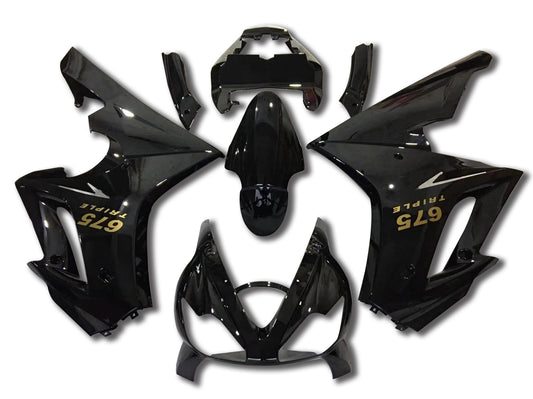 Fairings For Triumph Daytona 675 Black Daytona (2006-2008)