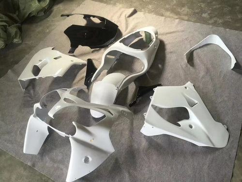 Fairings For Kawasaki ZX9R 2000-2001 Pure white & Glossy black