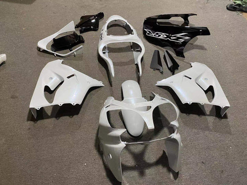 Kawasaki ZX9R 2000-2001 Pearl White & Glossy black