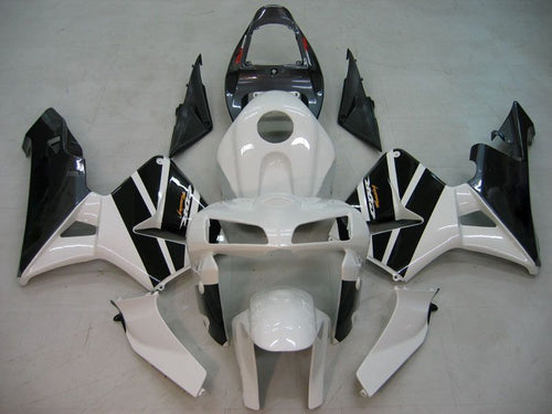 Fairings For Honda CBR 600 RR White & Black CBR  (2005-2006)
