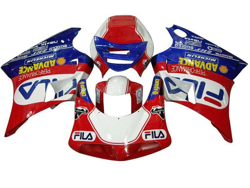 Fairings For Ducati 996 Red White Blue Fila  (1994-2002)