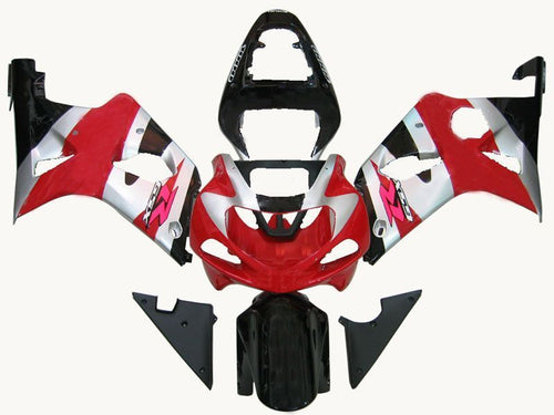 Fairings For Suzuki GSXR 1000 Black & Red GSXR  (2000-2002)