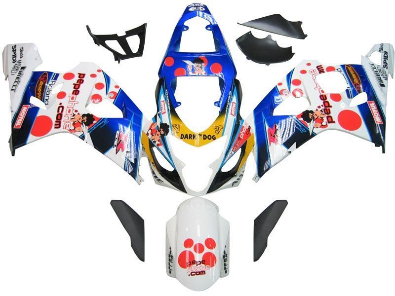 Fairings For Suzuki GSXR 600 750 Multi-Color pepephone  (2004-2005)