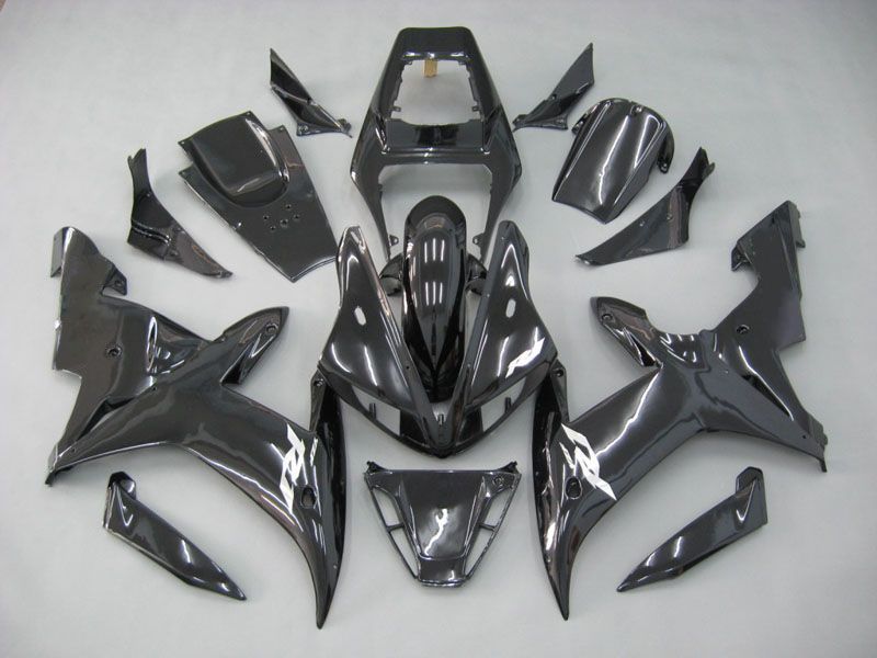 Fairings For Yamaha YZF-R1 All Black R1  (2002-2003)
