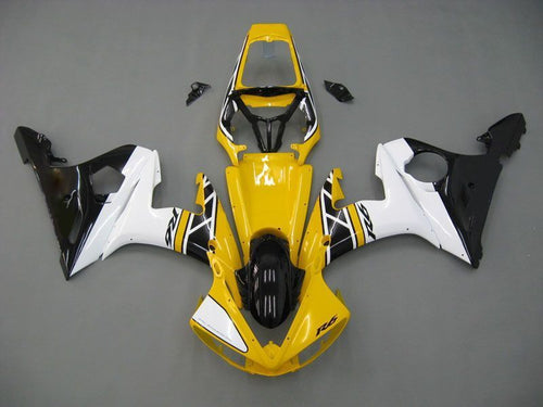 Fairings For Yamaha YZF-R6 Yellow White Black R6  (2005)