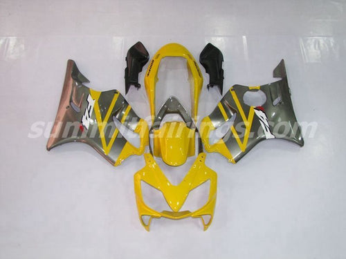 Fairings For Honda CBR600 F4i(2004-2007) Yellow Silver