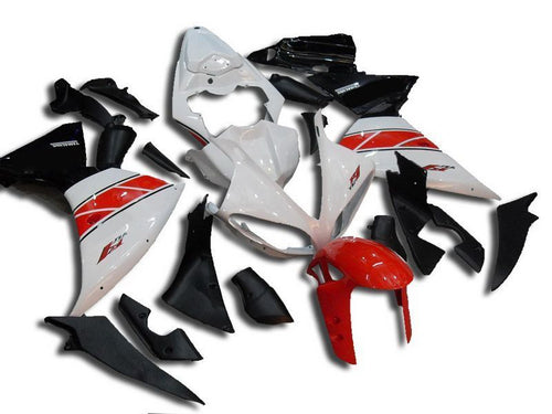 Fairings For Yamaha - YZF1000 R1 07-08 Black and Red