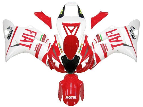 Fairings For Yamaha YZF-R1 Red White No.46 FIAT R1  (1998-1999)