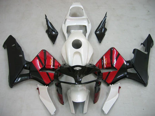 Fairings For Honda CBR 600 RR Black Red Silver CBR  (2005-2006)