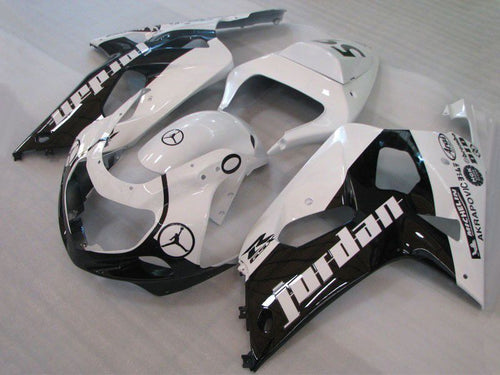 Fairings For Suzuki - GSXR600-750 K1 2001-2003 Black White
