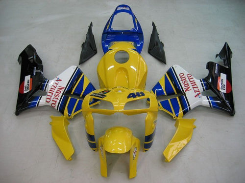 Fairings For Honda CBR 600 RR Yellow No.46 Azzurro  (2005-2006)