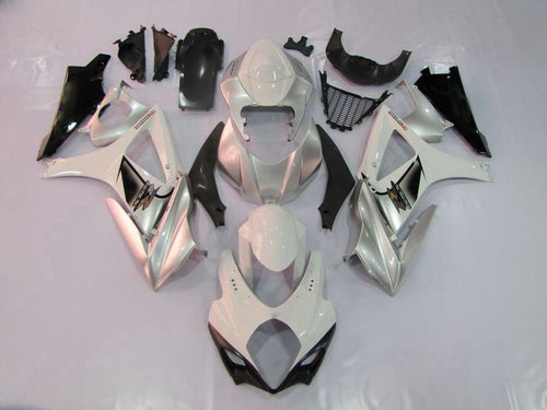 Fairings For Suzuki GSXR1000 K7 (2007-2008) Silver White