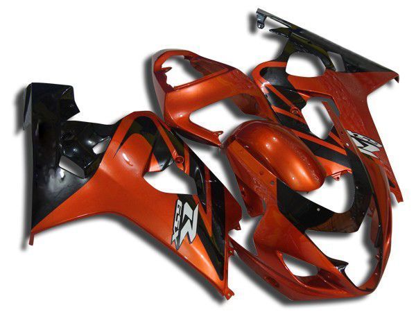 Fairings For Suzuki - GSXR600-750 K4 04-05 Orange/Red