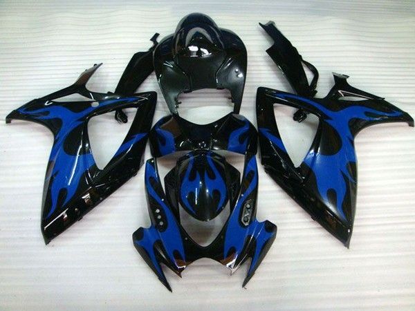Fairings For Suzuki - GSXR600-750 K6 06-07 Blue Flame