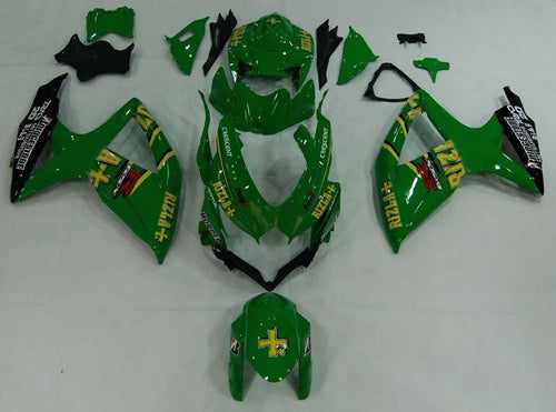 Fairings For Suzuki GSXR 600 750 Green  (2008-2009-2010)