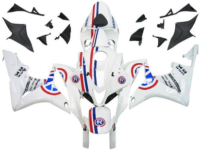 Fairings For Honda CBR 600 RR White Repsol  (2007-2008)