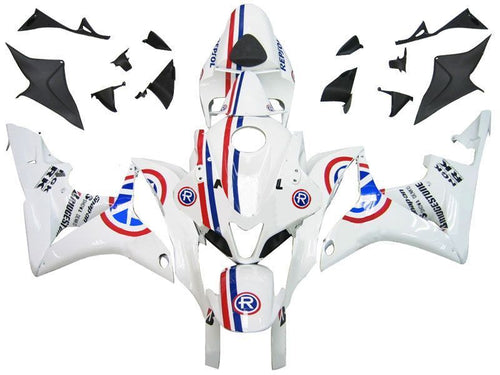 Fairings For Honda CBR 600 RR White Repsol  (2007-2008)