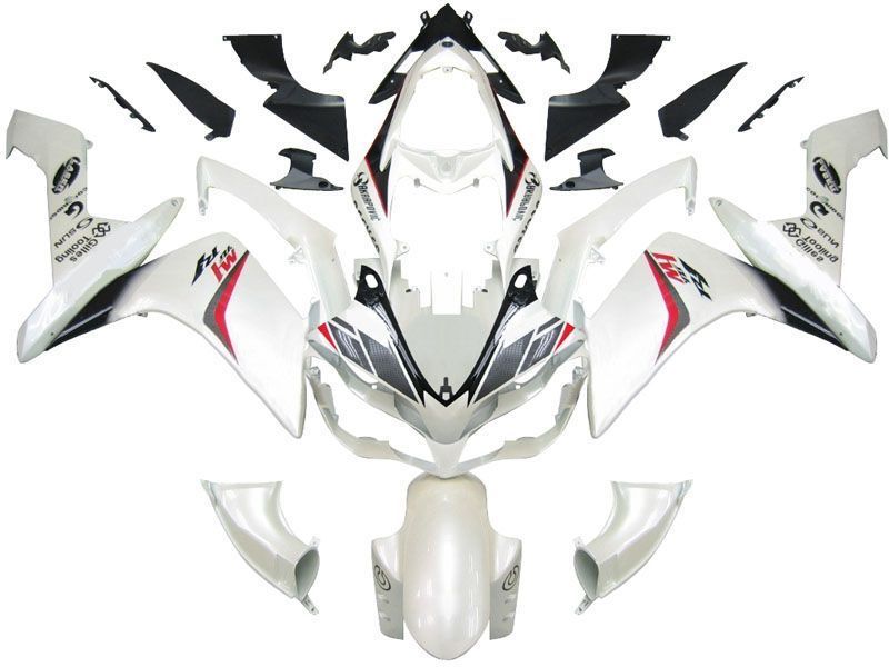 Fairings For Yamaha YZF-R1 White Carbon Look R1  (2007-2008)