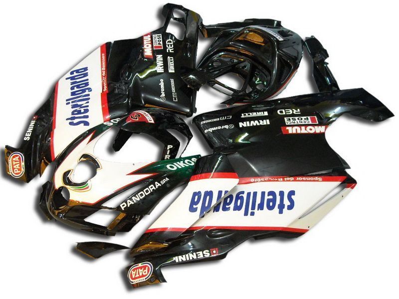 Fairings For Ducati - 999/749 03-04 Black Motul