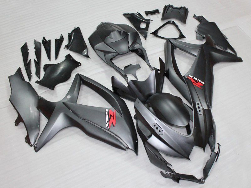 Fairings For Suzuki - GSXR600-750 K8 2008-2010 MATTE BLACK