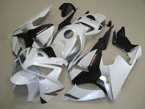 Fairings For Honda CBR 600 RR, 2005-2006 - White, Black & Silver
