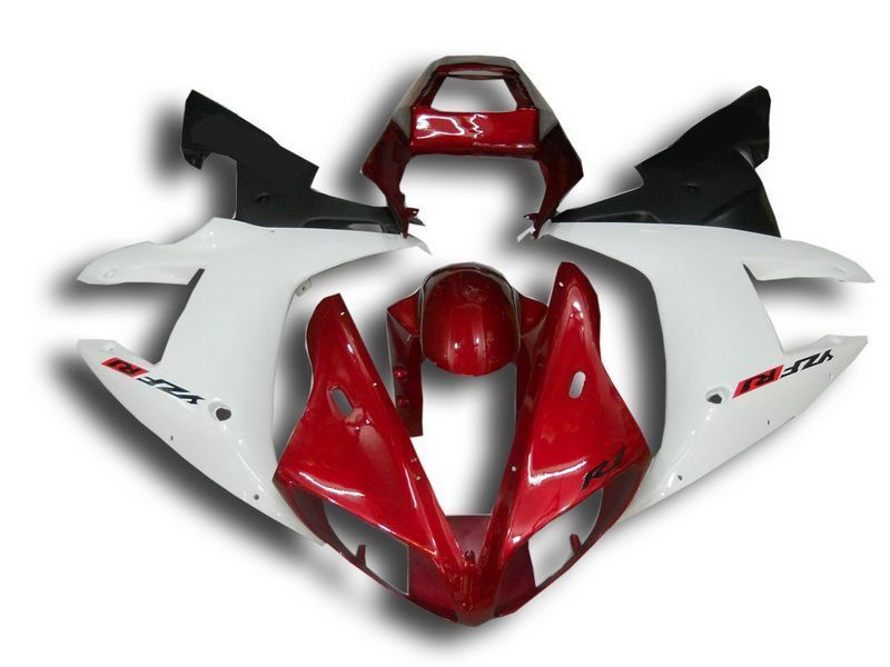 Fairings For Yamaha - YZF1000 R1 02-03 White and red