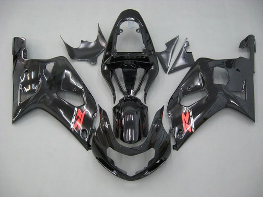 Fairings For Suzuki GSXR 600 Black Suzuki GSXR  (2001-2003)