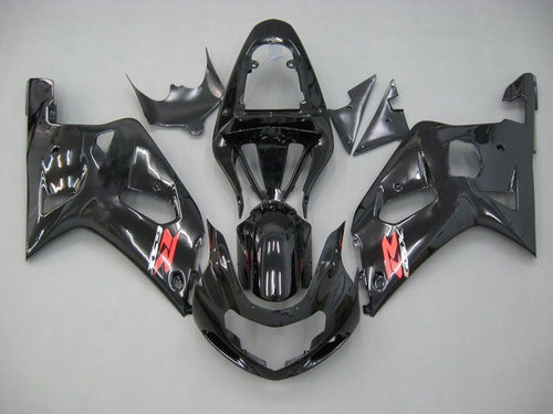 Fairings For Suzuki GSXR 600 Black Suzuki GSXR  (2001-2003)