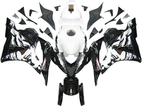 Fairings For Honda CBR 600 RR Black & White Tribal  (2009-2012)