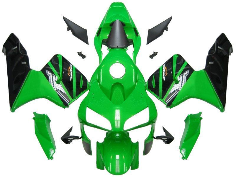 Fairings For Honda CBR 600 RR Green & Black CBR  (2003-2004)