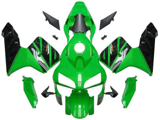 Fairings For Honda CBR 600 RR Green & Black CBR  (2003-2004)