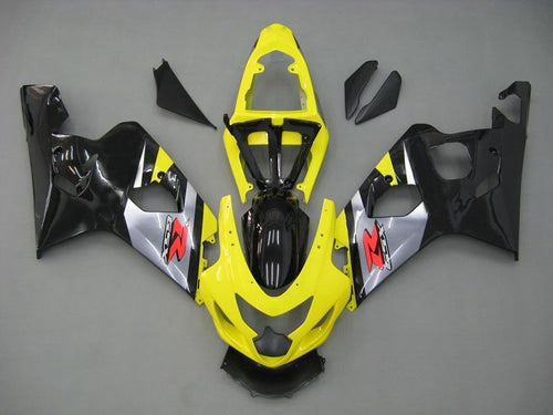 Fairings For Suzuki GSXR 600 750 Yellow & Black GSXR  (2004-2005)