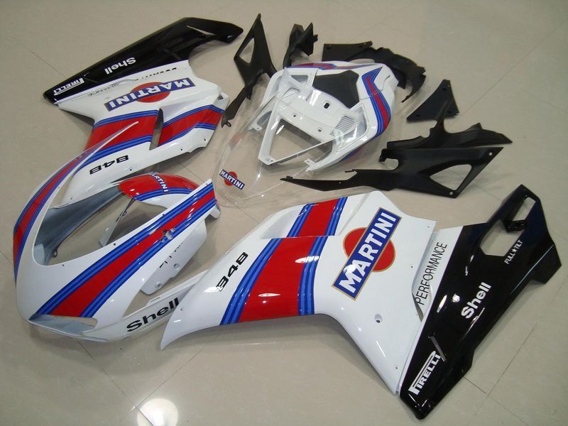 Fairings For Ducati - 1098 07-11 Red & White