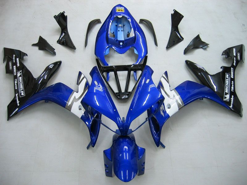 Fairings For Yamaha YZF-R1 Blue Black R1  (2004-2006)