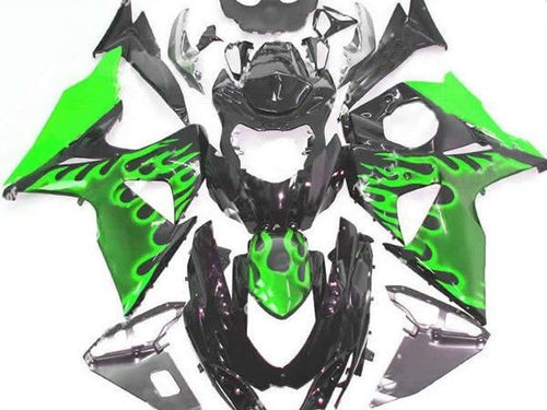 Fairings For Suzuki - GSXR1000 K9 09-16 Green Flame