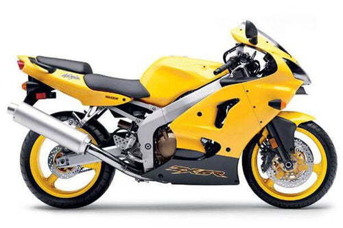 Fairings For Plastics Kawasaki ZX6R 636 Yellow ZX6R  (2000-2002)