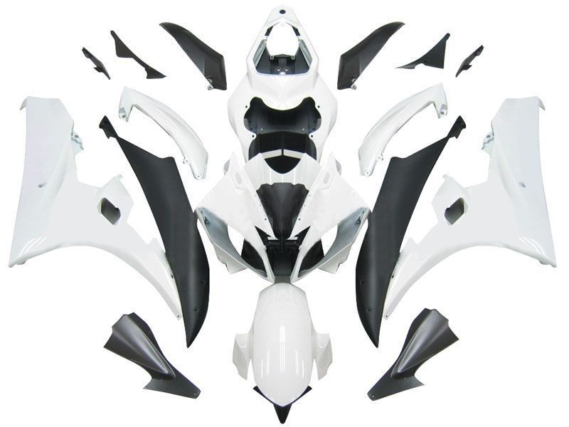 Fairings For Yamaha YZF-R6 White Black R6  (2006-2007)