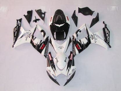 Fairings For Suzuki GSXR 600 750 (2006-2007) Black White