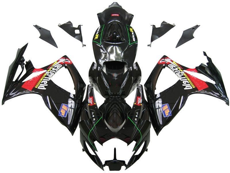 Fairings For Suzuki GSXR 600 750 Black Chesterfield Suzuki  (2006-2007)