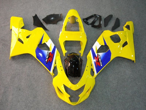 Fairings For Suzuki GSXR 600 750 (2004-2005) Yellow Blue