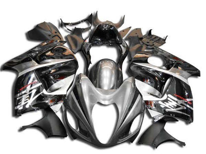 Fairings For Suzuki - GSXR1300 Hayabusa 1996-2007 Grey Black