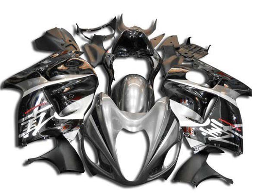 Fairings For Suzuki - GSXR1300 Hayabusa 1996-2007 Grey Black