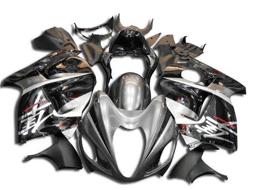 Fairings For Suzuki - GSXR1300 Hayabusa 1996-2007 Grey Black