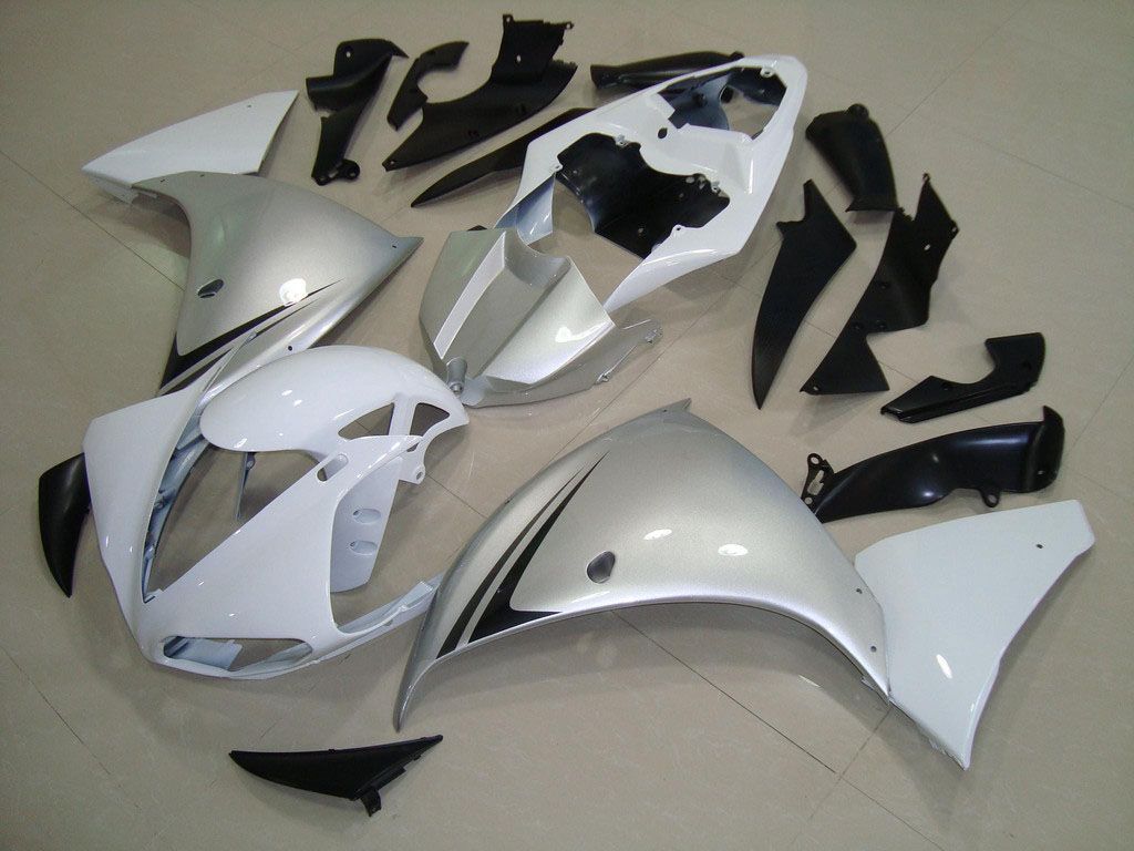 Fairings For Yamaha R1, 2009-2012 - White Silver 