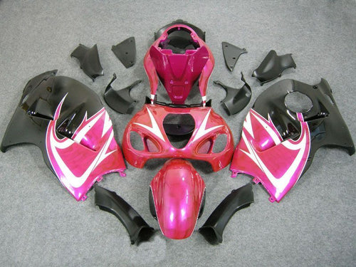 Fairings For Suzuki GSX1300R Hayabusa Red & Pink Hayabusa  (1996-2007)