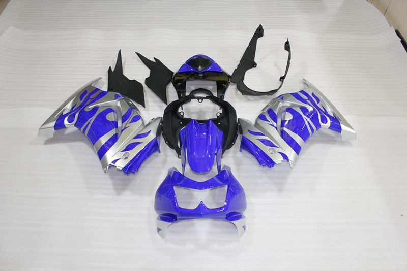 Fairings For Kawasaki Ninja ZX-250R EX250(2008-2012) Blue and silver