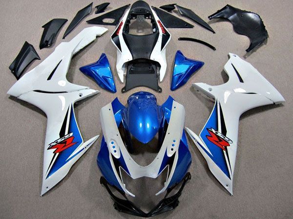 Fairings For Suzuki GSX-R600 / 750, 2011-2021 - White & Blue