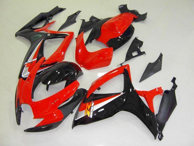 Fairings For Suzuki GSX-R600 / 750, 2006-2007 - Red & Black 2