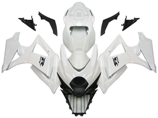 Fairings For Suzuki GSXR 1000 White GSXR  (2007-2008)
