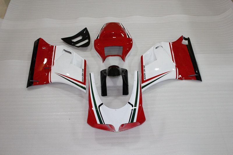 Fairings For Ducati 996  1994-2002 White Red Black